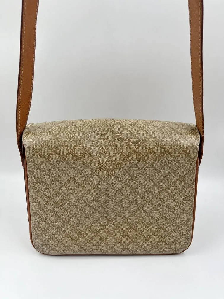 Vintage Celine Triomphe Crossbody Bag