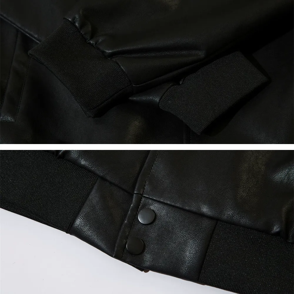 Vintage Cross Leather Jacket