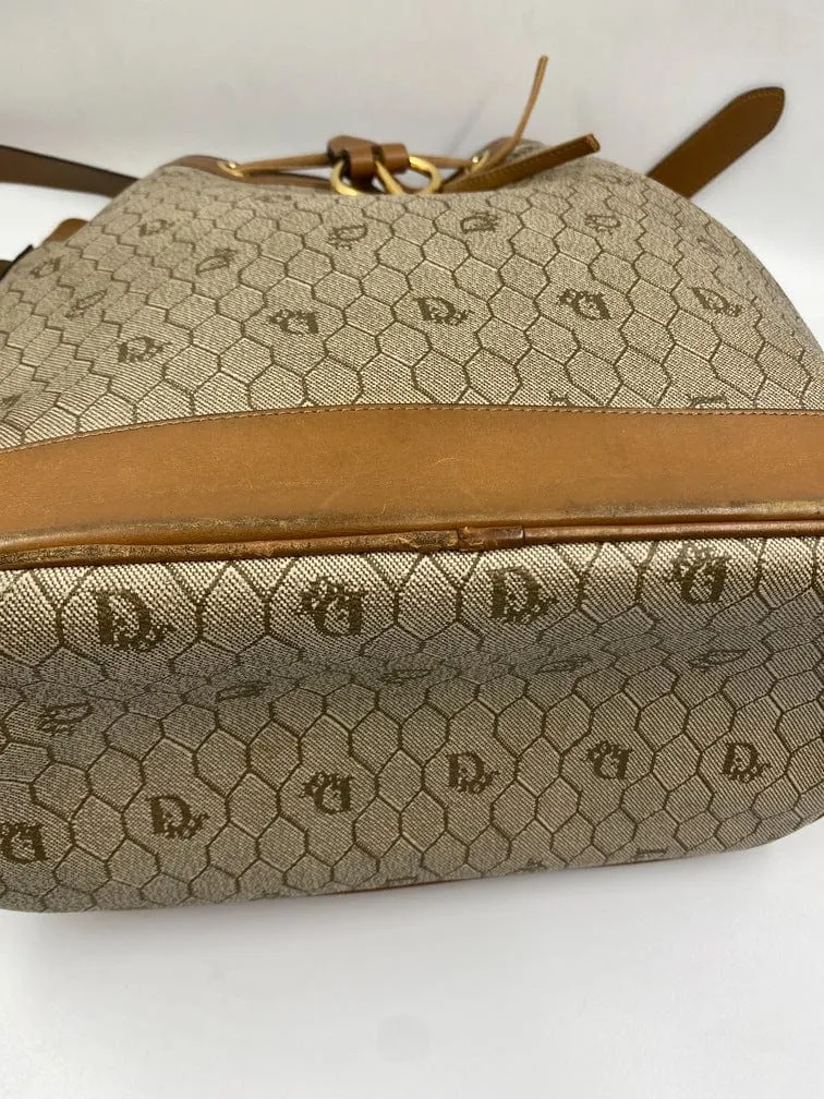 Vintage Dior Honeycomb Bucket Bag