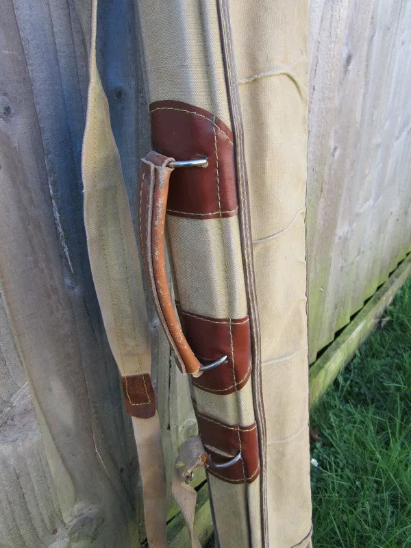 Vintage Efgeeco Canvas Fishing Rod Hold All (i)