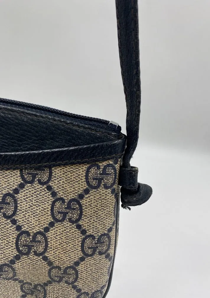 Vintage Gucci Canvas Crossbody Bag