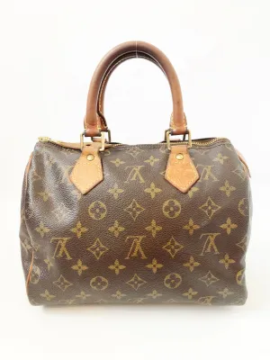 Vintage Monogram Speedy 25