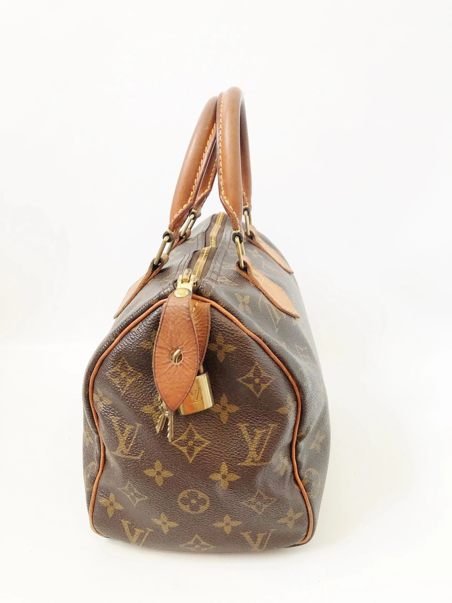 Vintage Monogram Speedy 25