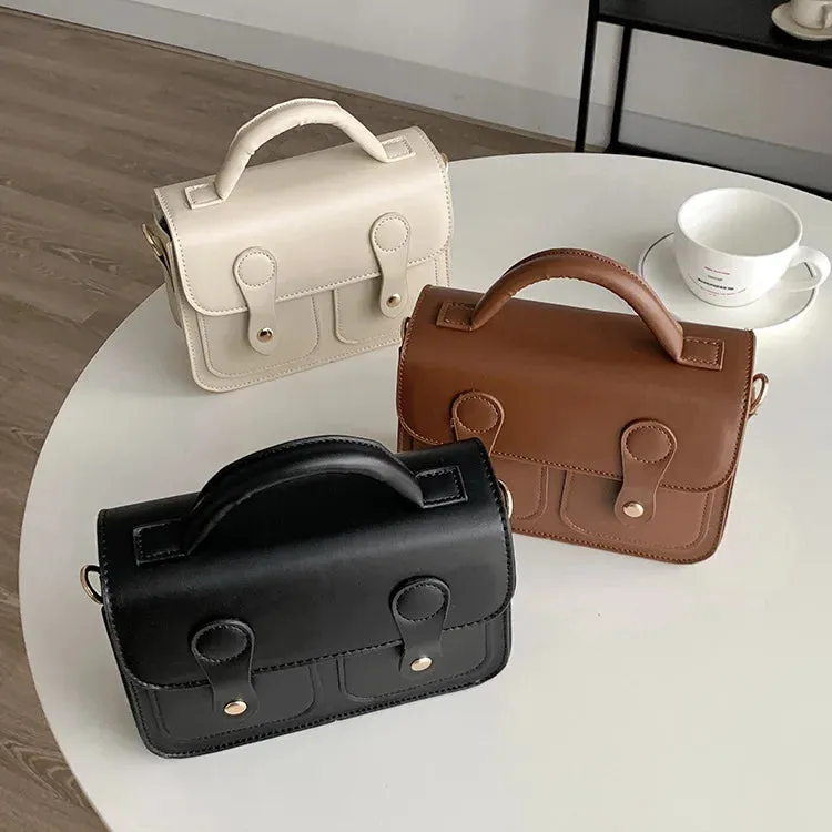 Vintage Women handbag small female shoulder bag pu leather ladies Totes girl messenger bags bolsas femininas brown satchels