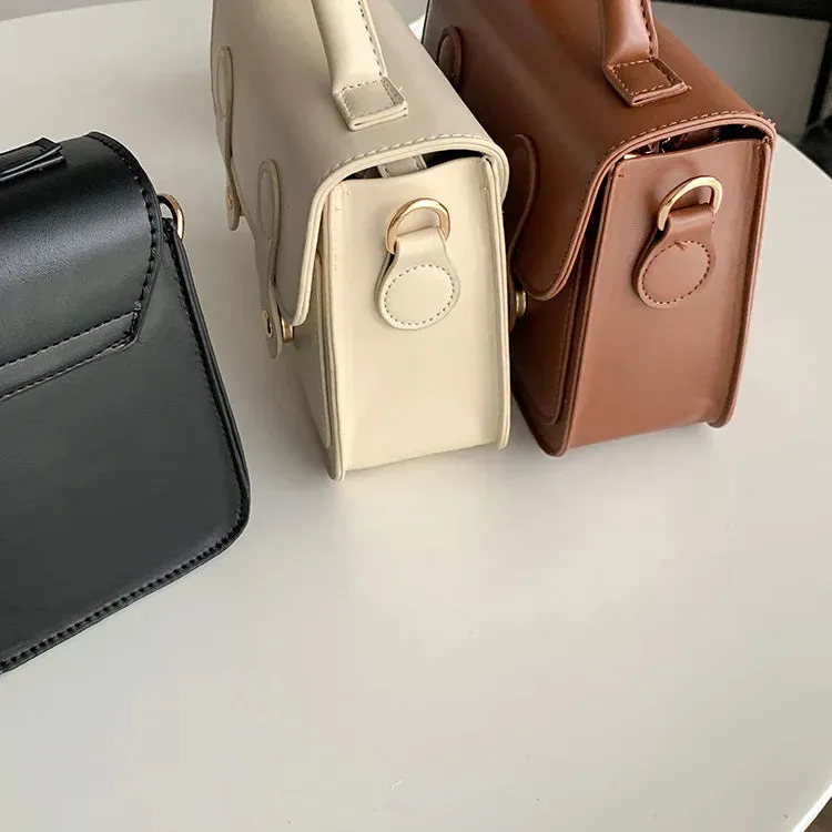 Vintage Women handbag small female shoulder bag pu leather ladies Totes girl messenger bags bolsas femininas brown satchels