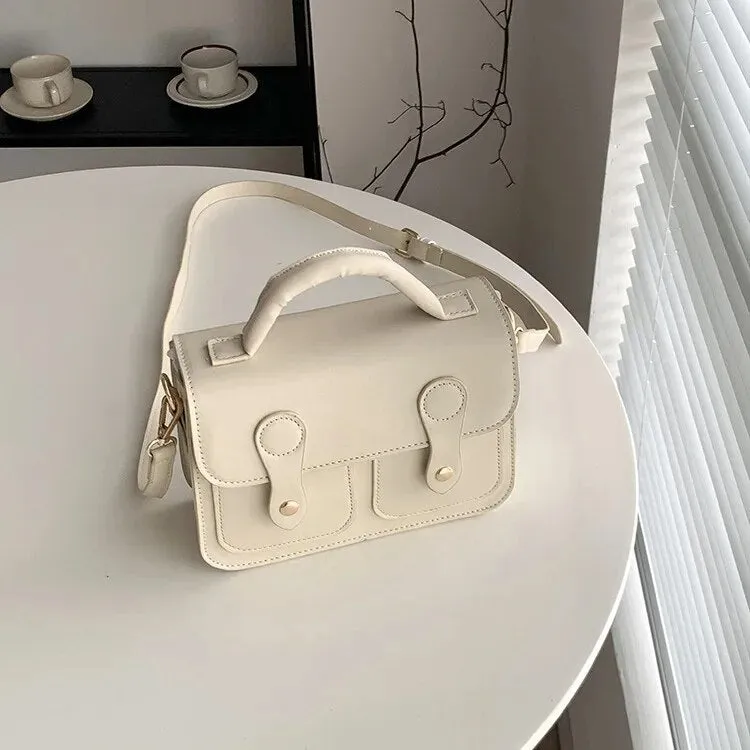 Vintage Women handbag small female shoulder bag pu leather ladies Totes girl messenger bags bolsas femininas brown satchels