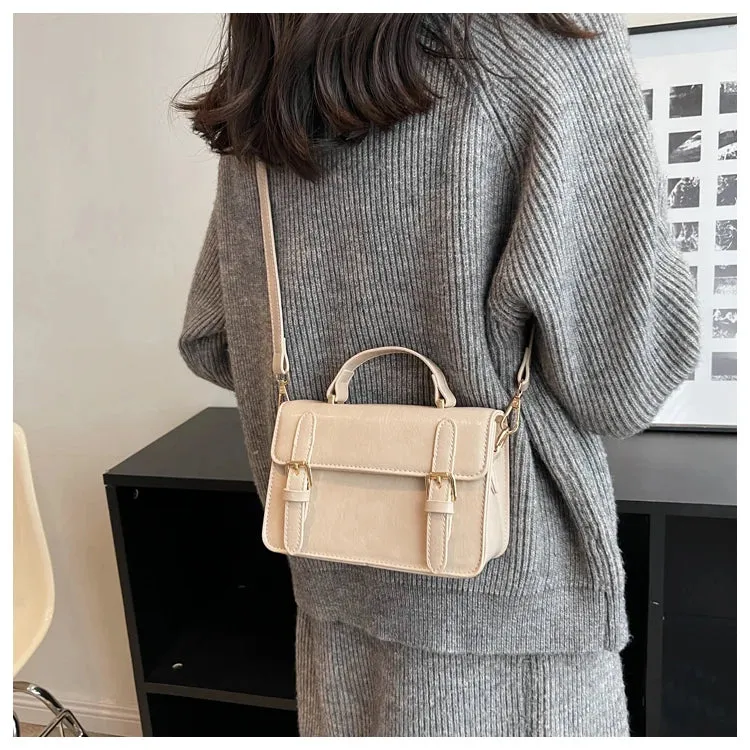 Vintage Women handbag small female shoulder bag pu leather ladies Totes girl messenger bags bolsas femininas brown satchels