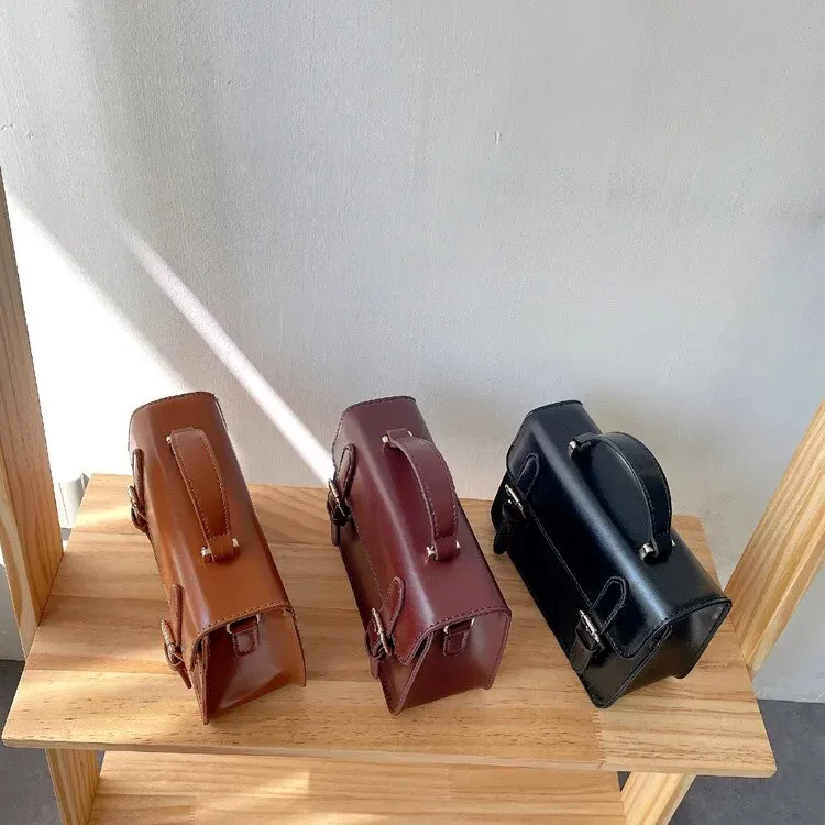 Vintage Women handbag small female shoulder bag pu leather ladies Totes girl messenger bags bolsas femininas brown satchels