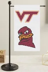 Virginia Tech Mini Flag Canvas