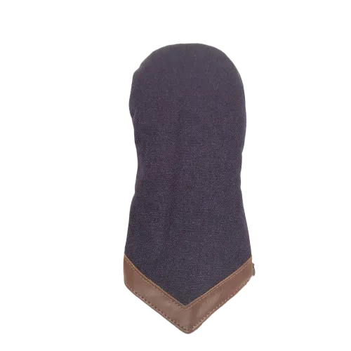 Washed Navy Canvas Hybrid Head Cover