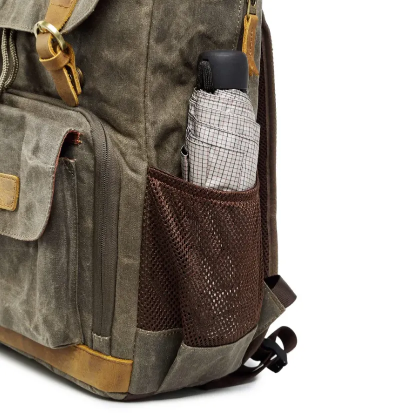 Waterproof Canvas Camera Backpack | Antarctica