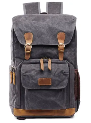 Waterproof Canvas Camera Backpack | Antarctica