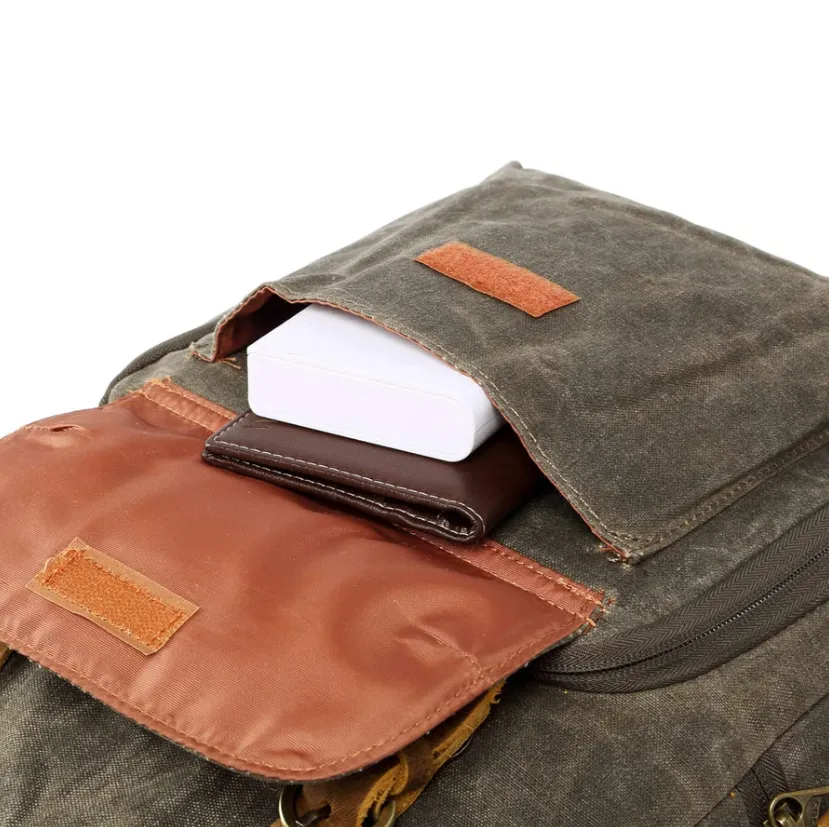 Waterproof Canvas Camera Backpack | Antarctica