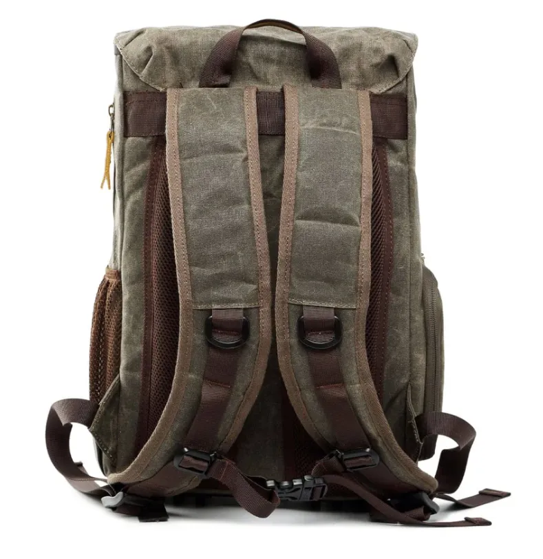 Waterproof Canvas Camera Backpack | Antarctica