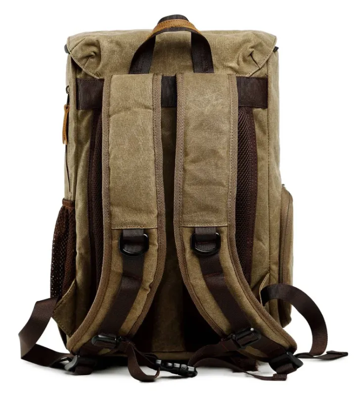 Waterproof Canvas Camera Backpack | Antarctica