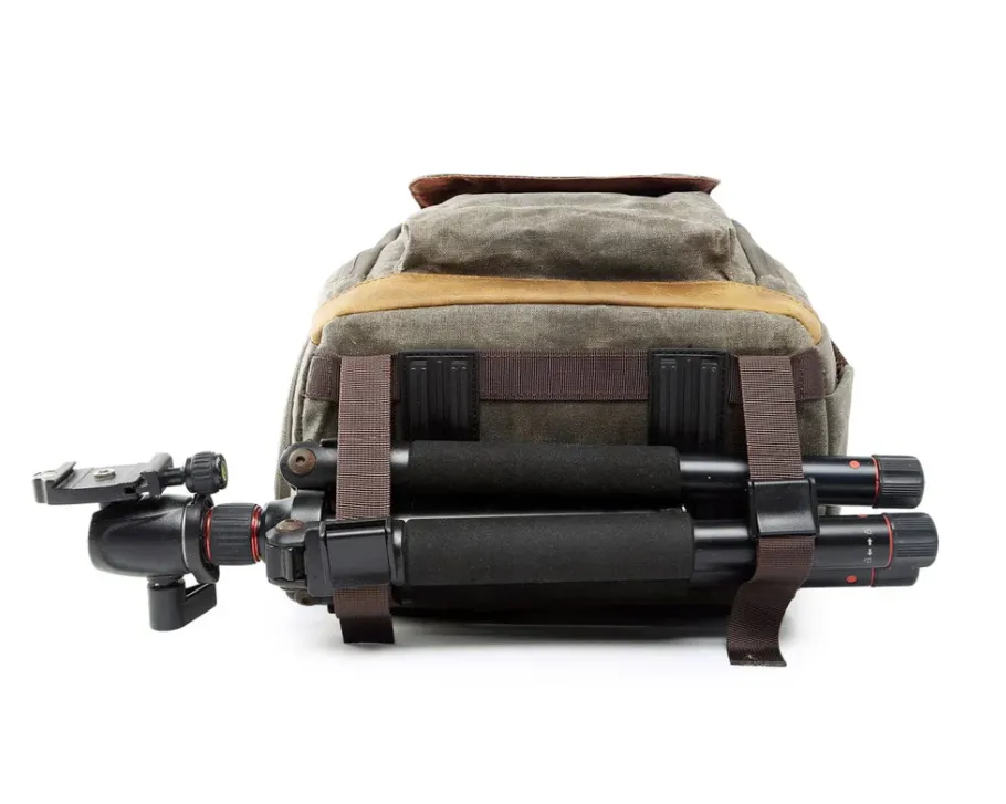 Waterproof Canvas Camera Backpack | Antarctica