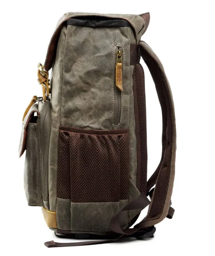 Waterproof Canvas Camera Backpack | Antarctica