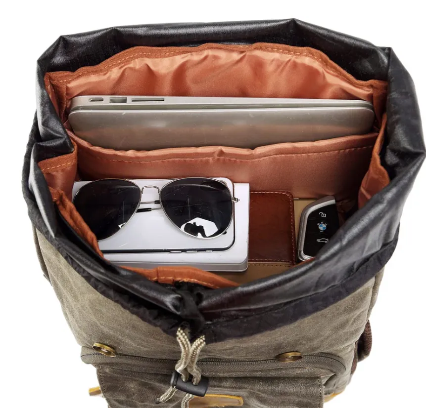 Waterproof Canvas Camera Backpack | Antarctica