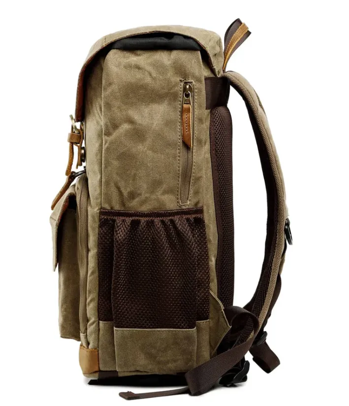 Waterproof Canvas Camera Backpack | Antarctica