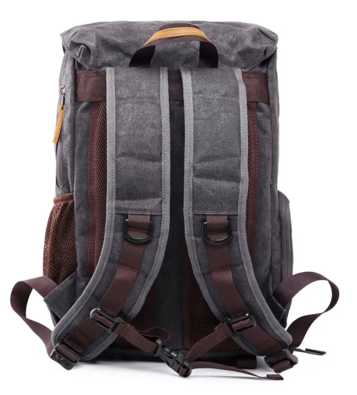 Waterproof Canvas Camera Backpack | Antarctica