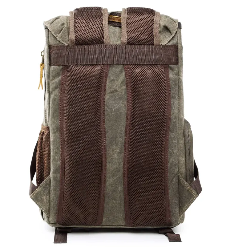 Waterproof Canvas Camera Backpack | Antarctica