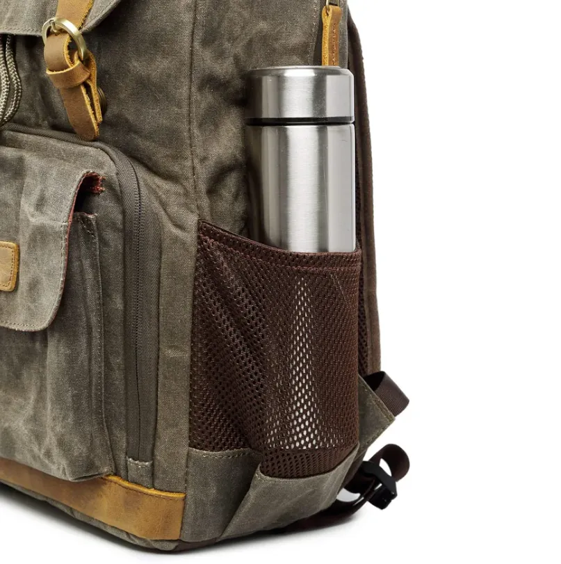 Waterproof Canvas Camera Backpack | Antarctica