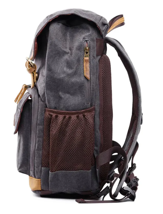 Waterproof Canvas Camera Backpack | Antarctica