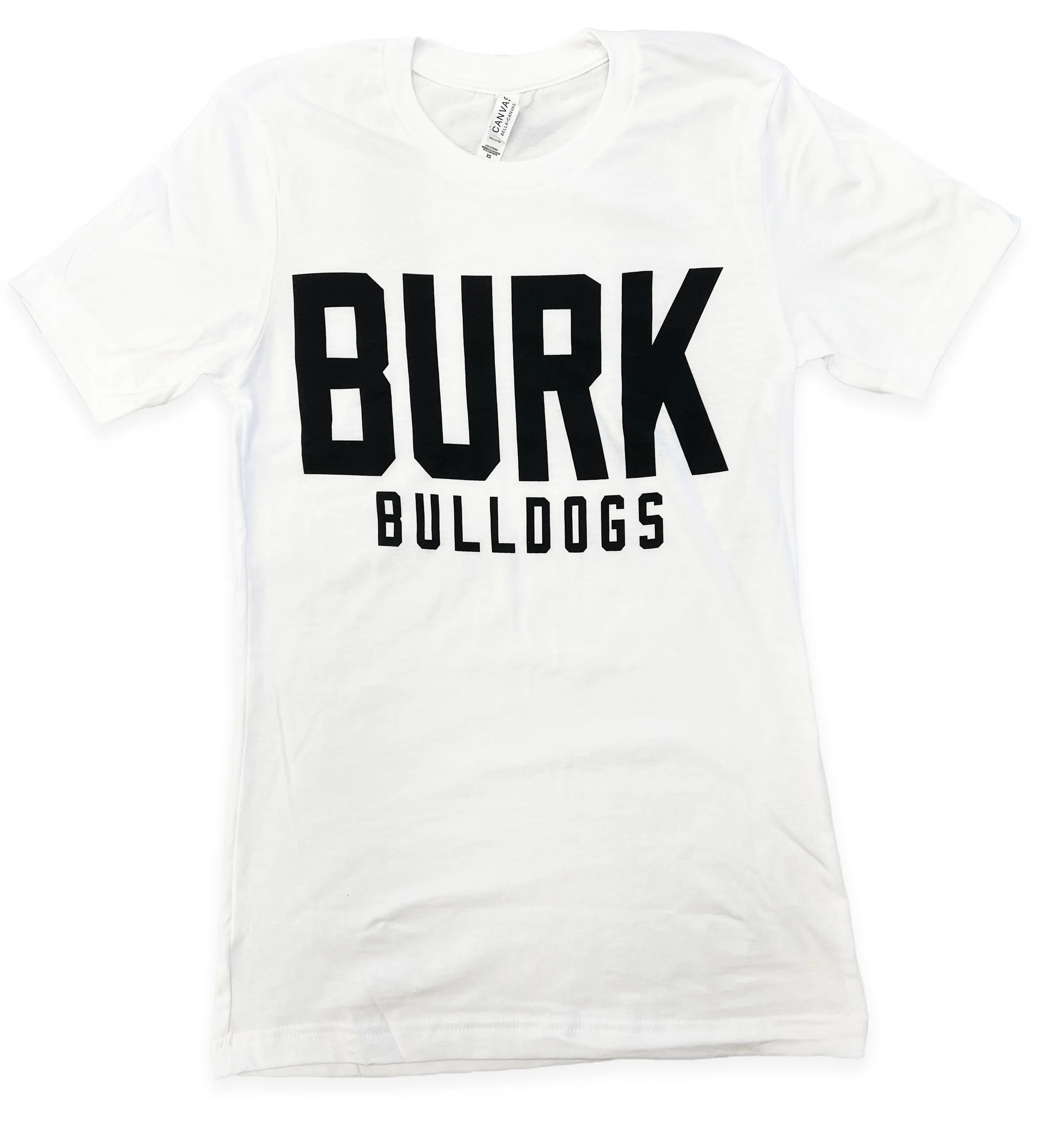 White Burk Bulldogs Tee