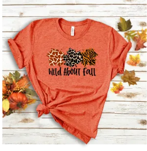 Wild About Fall Bella Canvas 3001 Tee