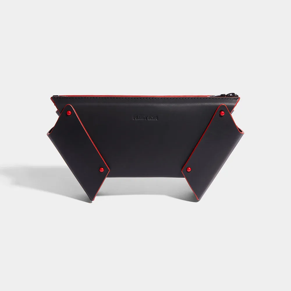 WINGED BOX CLUTCH RED EDGE