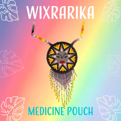 Wixrarika (Huichol) Sun Father Sacred Protection Pouch