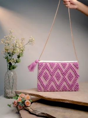 Women Embroidered Fabric Envelope
