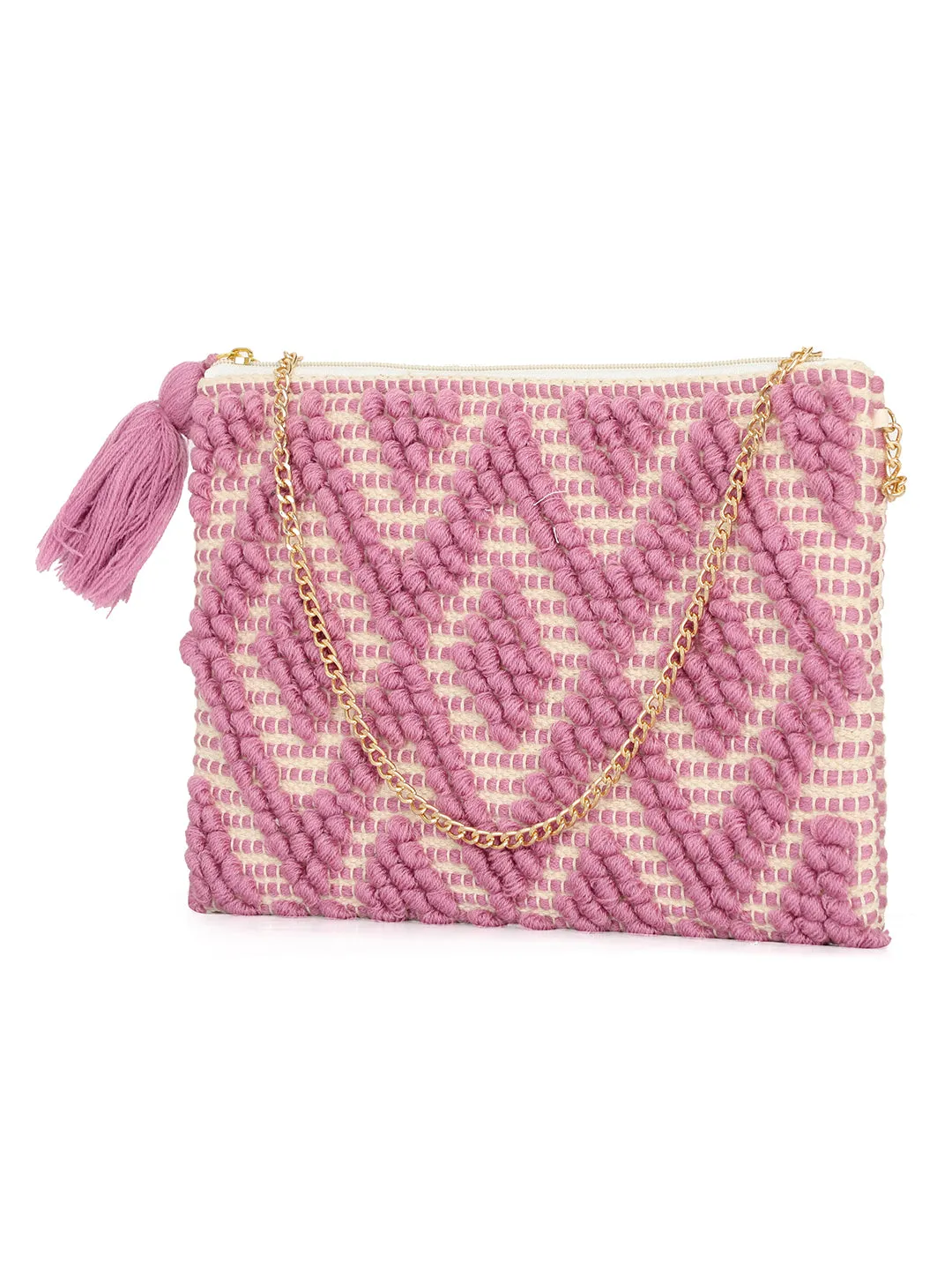 Women Embroidered Fabric Envelope