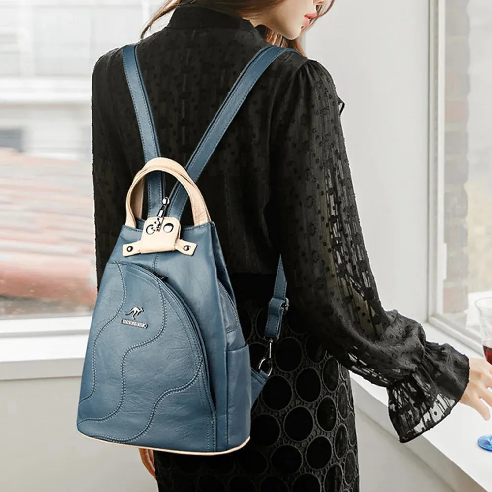 Women Leather Backpacks
