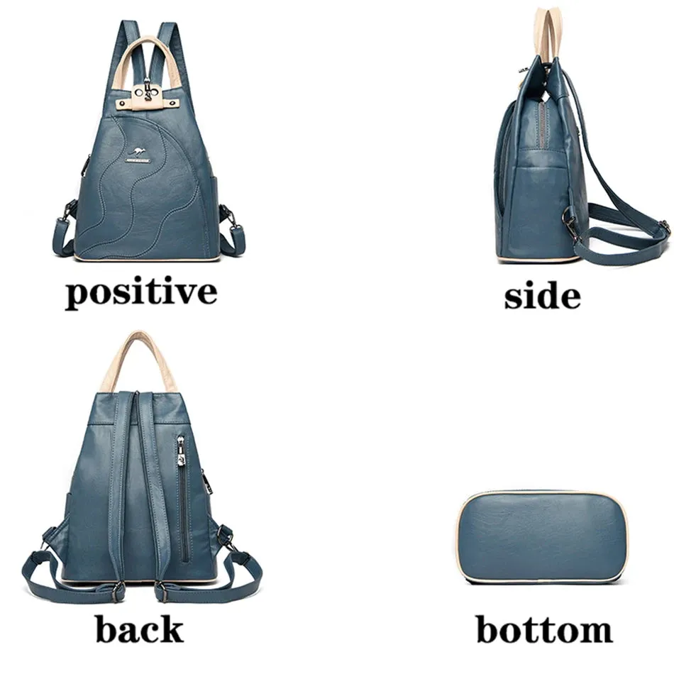 Women Leather Backpacks