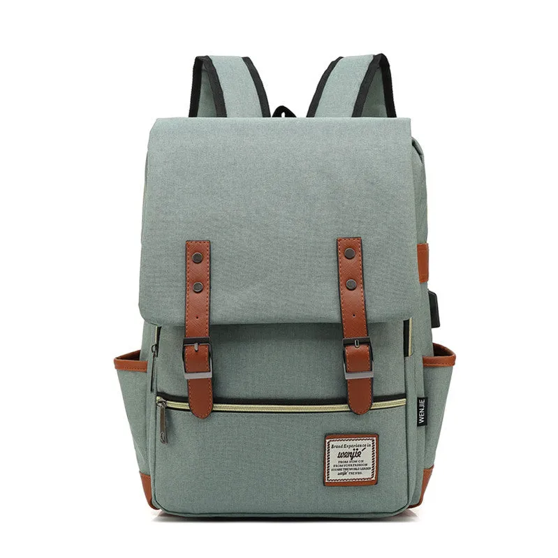 Women's & Men's & Personalized Retro Canvas Large Fashion Backpacks