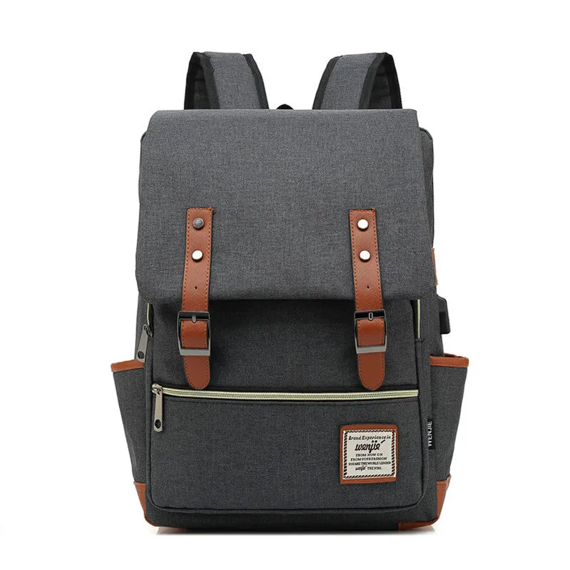 Women's & Men's & Personalized Retro Canvas Large Fashion Backpacks