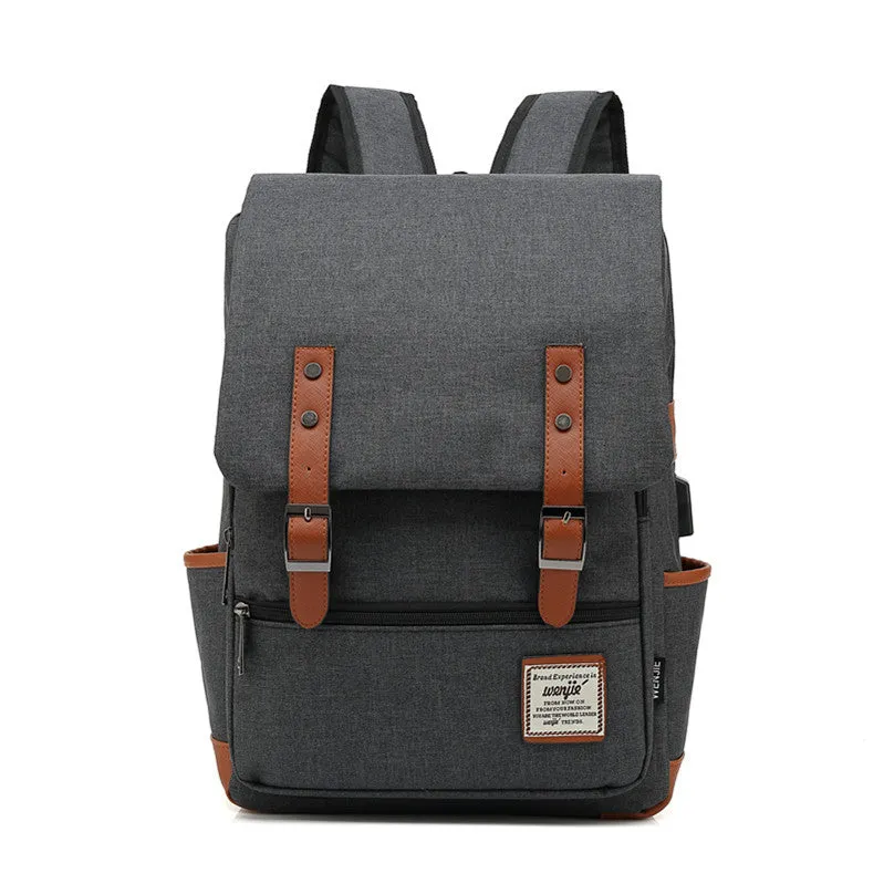 Women's & Men's & Personalized Retro Canvas Large Fashion Backpacks