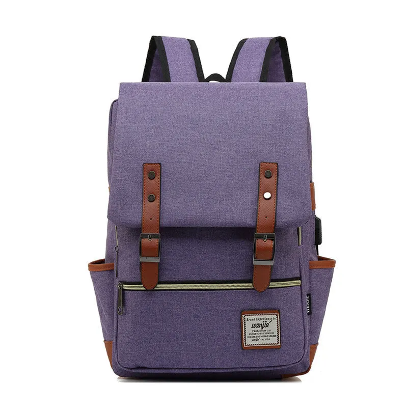 Women's & Men's & Personalized Retro Canvas Large Fashion Backpacks