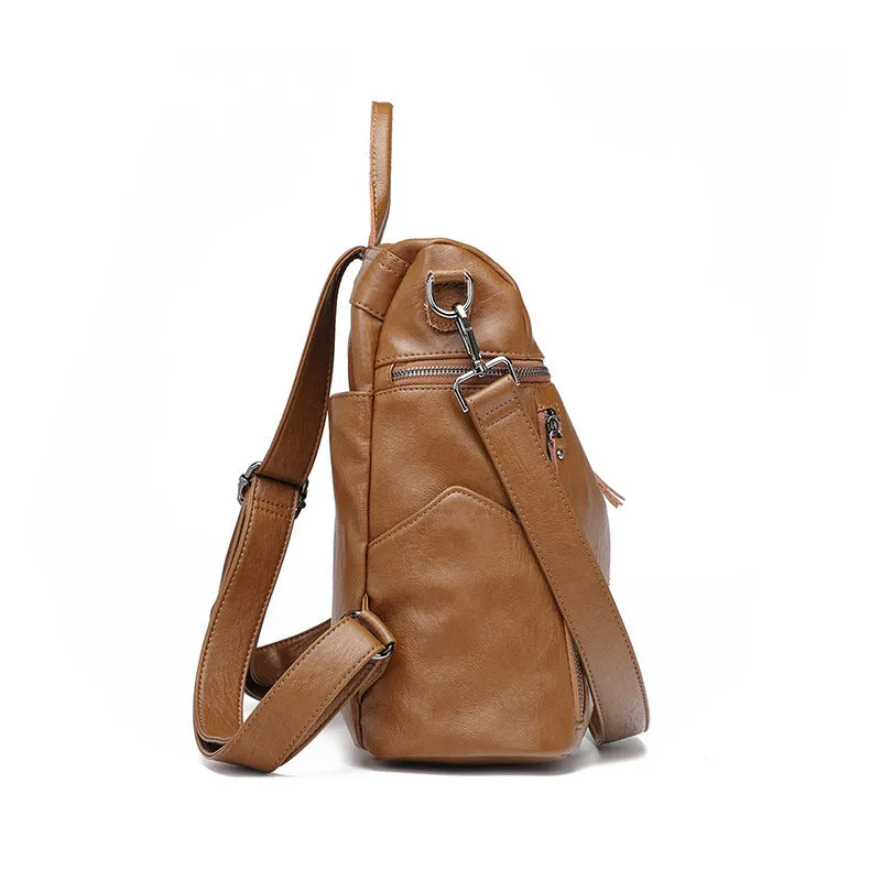 Women's Beautiful Innovative Genuine Leather Business Backpacks