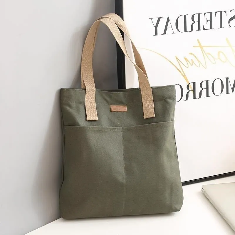 Women's Canvas Class Commuter Niche Large Capacity Shoulder Bags