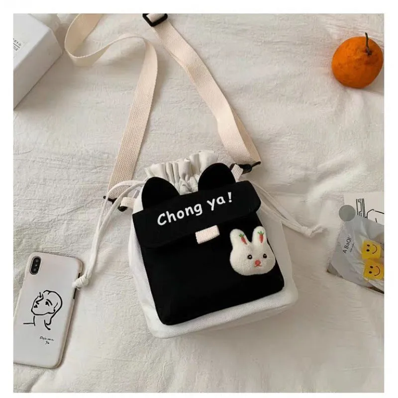 Women's Canvas Korean Style Creative Fashion Shoulder Bags