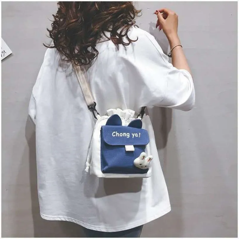Women's Canvas Korean Style Creative Fashion Shoulder Bags