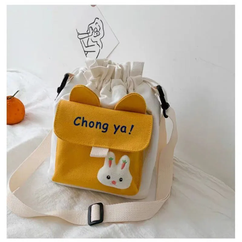 Women's Canvas Korean Style Creative Fashion Shoulder Bags