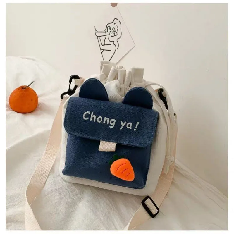 Women's Canvas Korean Style Creative Fashion Shoulder Bags