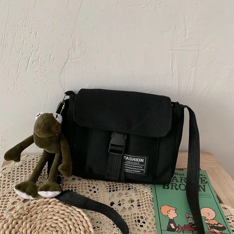 Women's Canvas Korean Style Tooling Fashion Shoulder Bags