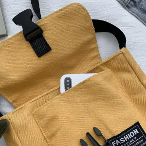 Women's Canvas Korean Style Tooling Fashion Shoulder Bags