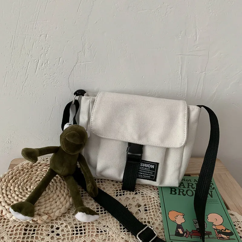 Women's Canvas Korean Style Tooling Fashion Shoulder Bags