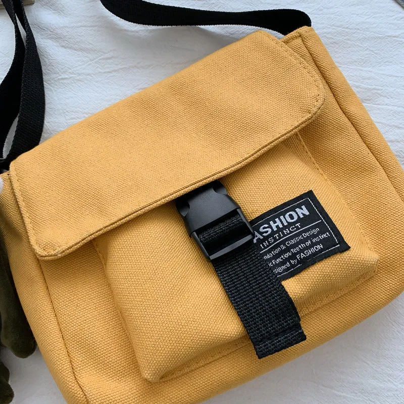 Women's Canvas Korean Style Tooling Fashion Shoulder Bags