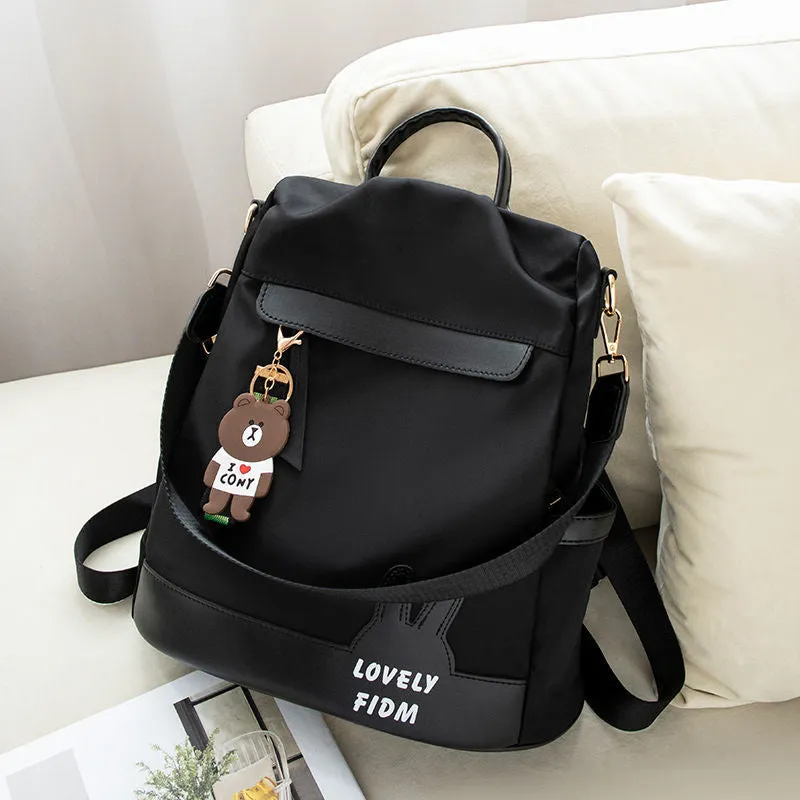 Women's Fashionable Oxford Cloth Canvas Large Backpacks